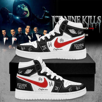 Custom Ice Nine Kills Silence Tour Sneaker Ice Nine Kills Unique Gift For Rock Collectors - Foxy23shop