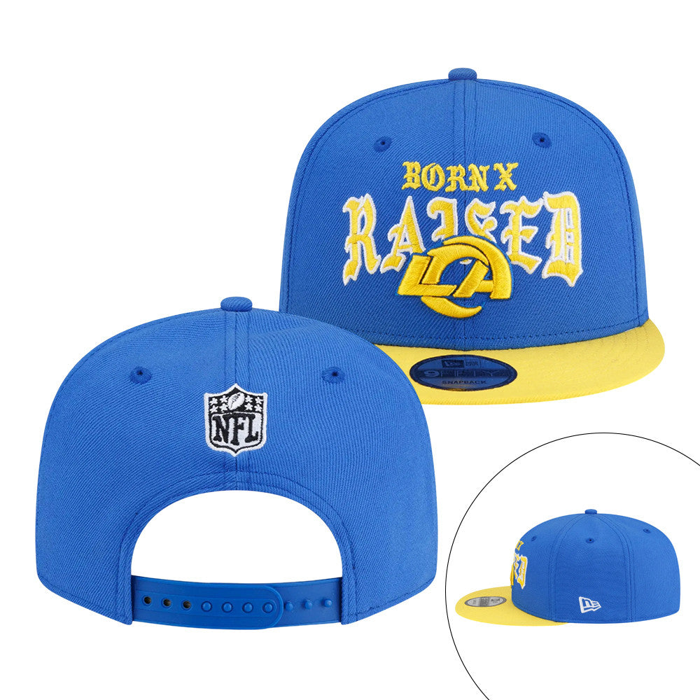 Born X Raised Rams Old English Snapback Born X Raised NFL Special Gift For NFL Lovers - Foxy23shop