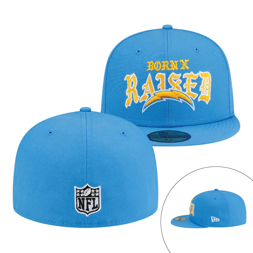 Chargers BXR Los Angeles Snapback Hat Born X Raised NFL Unique Gift For Football Lovers - Foxy23shop
