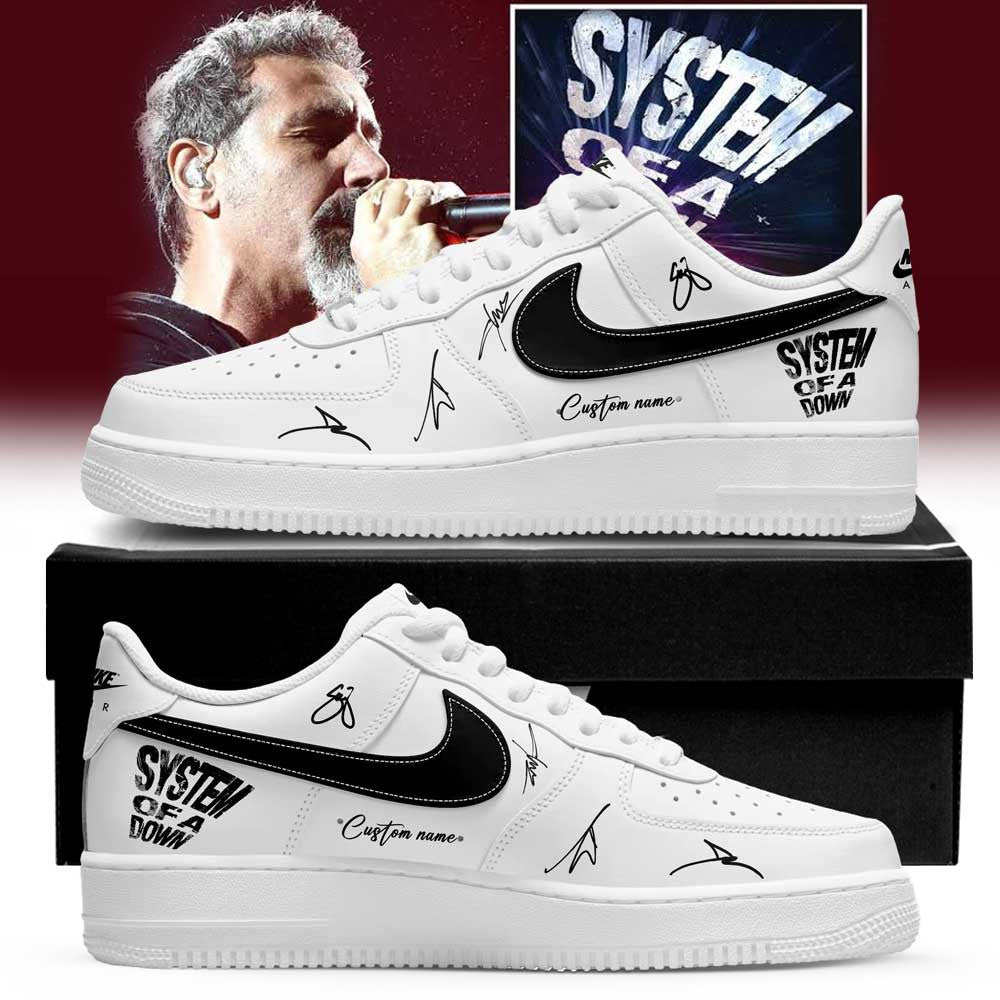 Custom System Of A Down European Tour 2026 Shoes System Of A Down Merch - Foxy23shop
