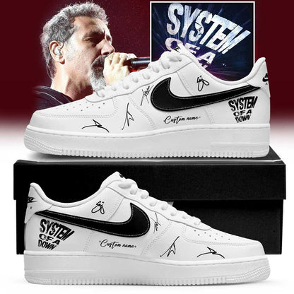 Custom System Of A Down European Tour 2026 Shoes System Of A Down Merch - Foxy23shop