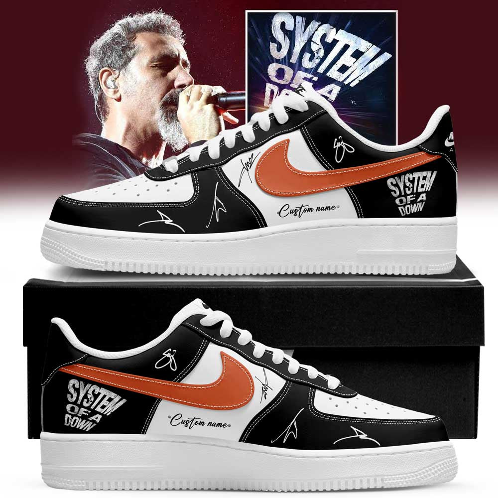 Custom System Of A Down European Tour 2026 Signed Shoes System Of A Down Merch Best Gift - Foxy23shop