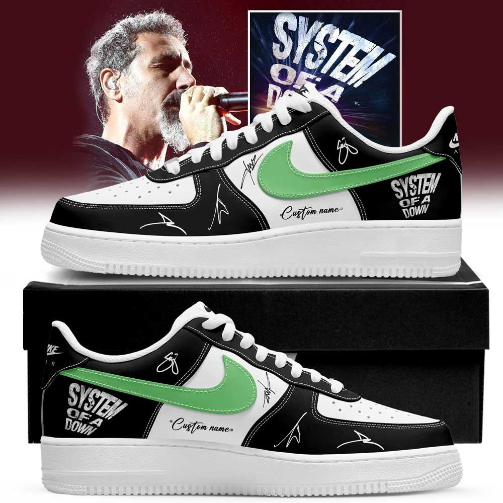Personalized System Of A Down Merch European Tour 2026 Sneakers Gift Idea For Metalheads - Foxy23shop