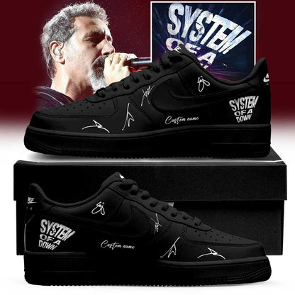 Personalized System Of A Down Merch European Tour 2026 Sneakers Gifts For Music Lovers - Foxy23shop