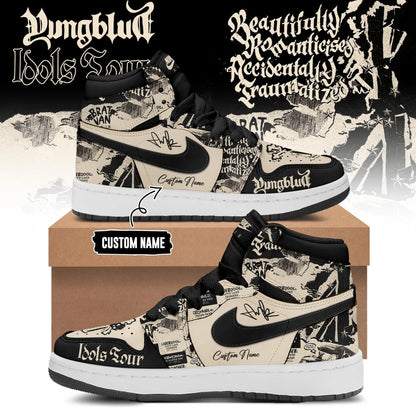 Personalized Yungblud Idols World Tour 2026 Shoes Yungblud Shoes Gifts For Fans - Foxy23shop