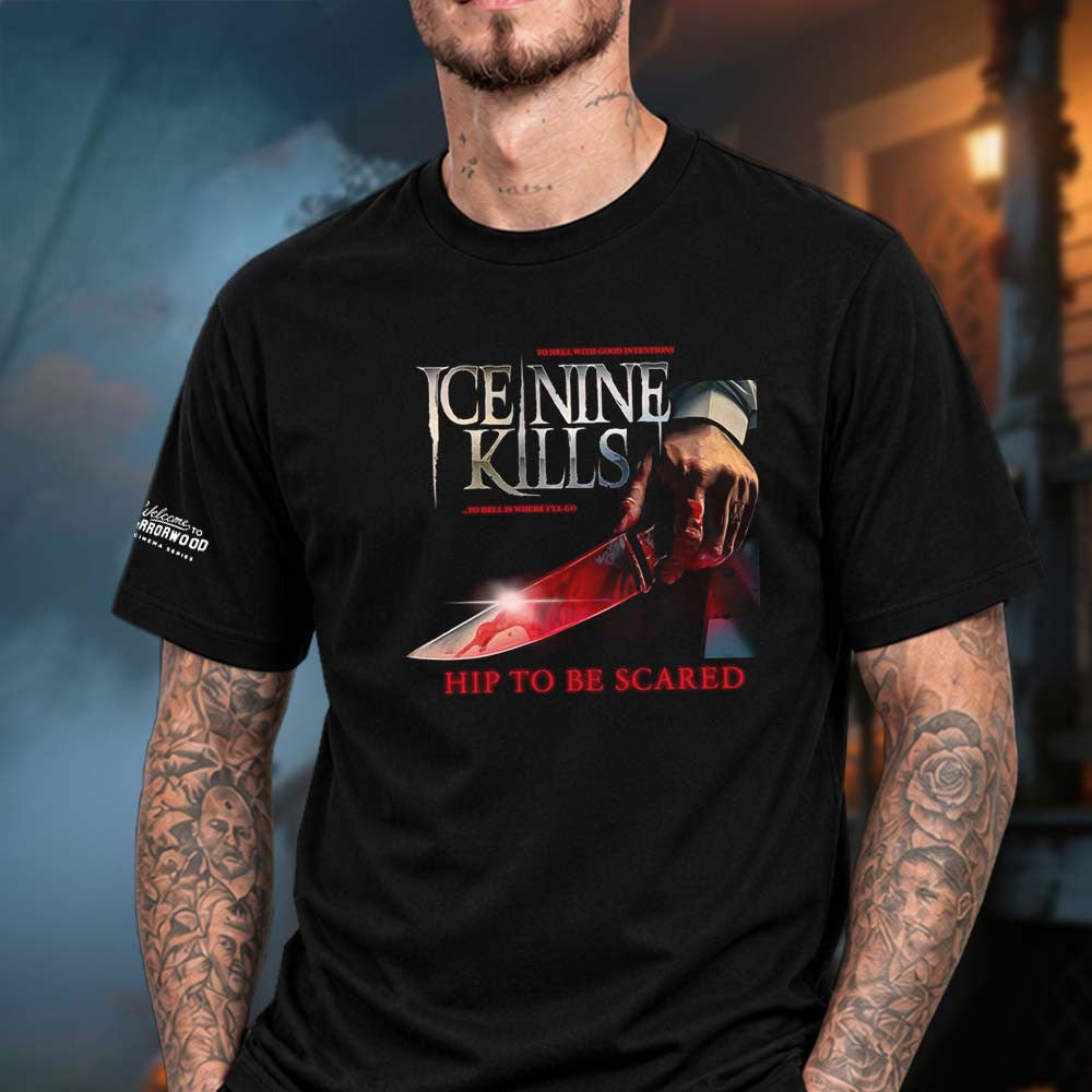 Ice Nine Kills Merch Welcome To Horrorwood T-Shirt Hip To Be Scared Shirt - Foxy23shop