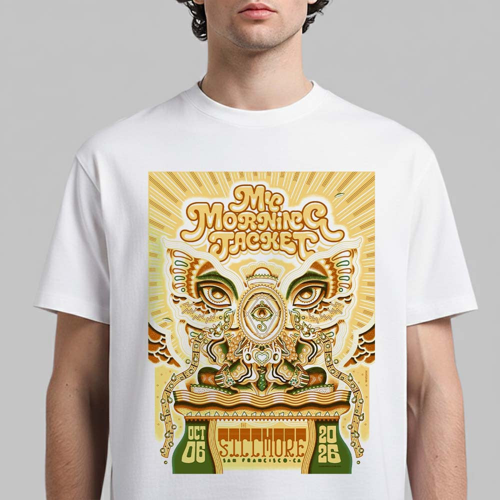My Morning Jacket San Francisco CA 2026 Event Poster T-Shirt Presents For Rock Fans - Foxy23shop