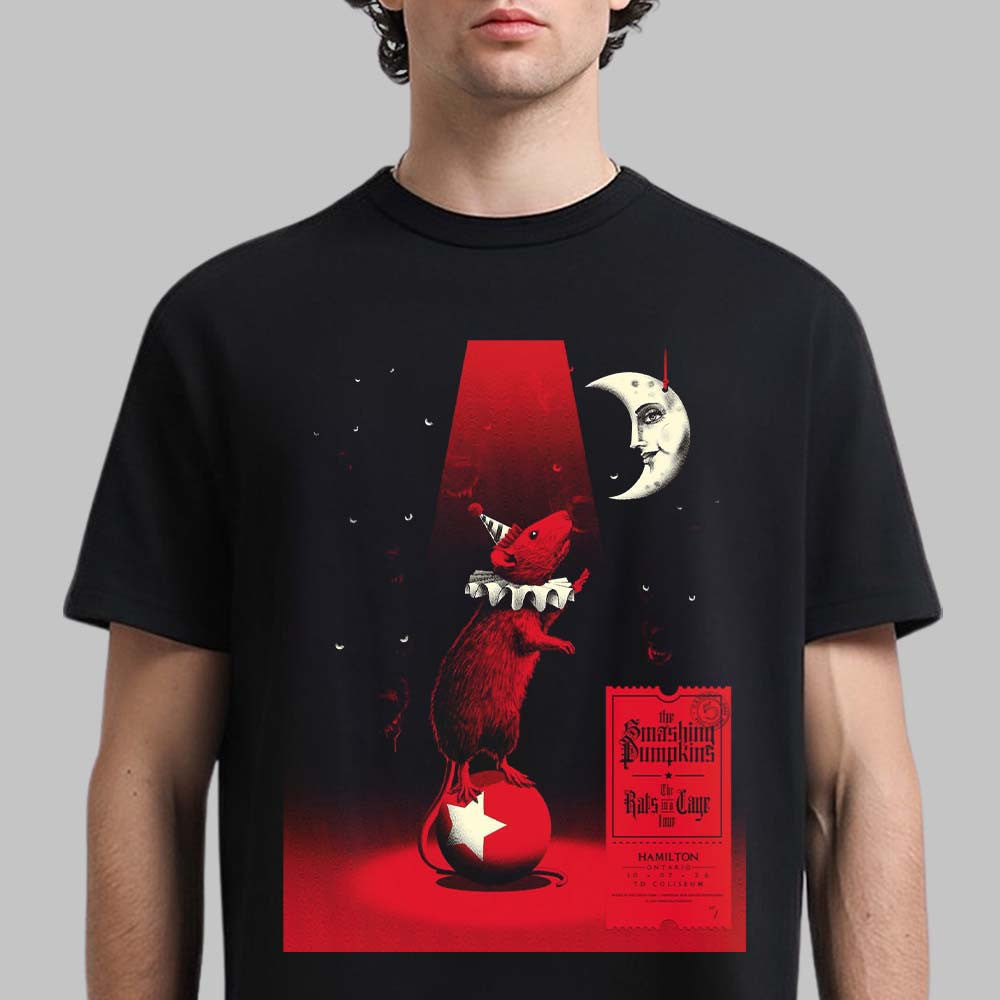 The Smashing Pumpkins Hamilton Ontario 2026 T-Shirt The Smashing Pumpkins Clothes Music Lover Gift - Foxy23shop