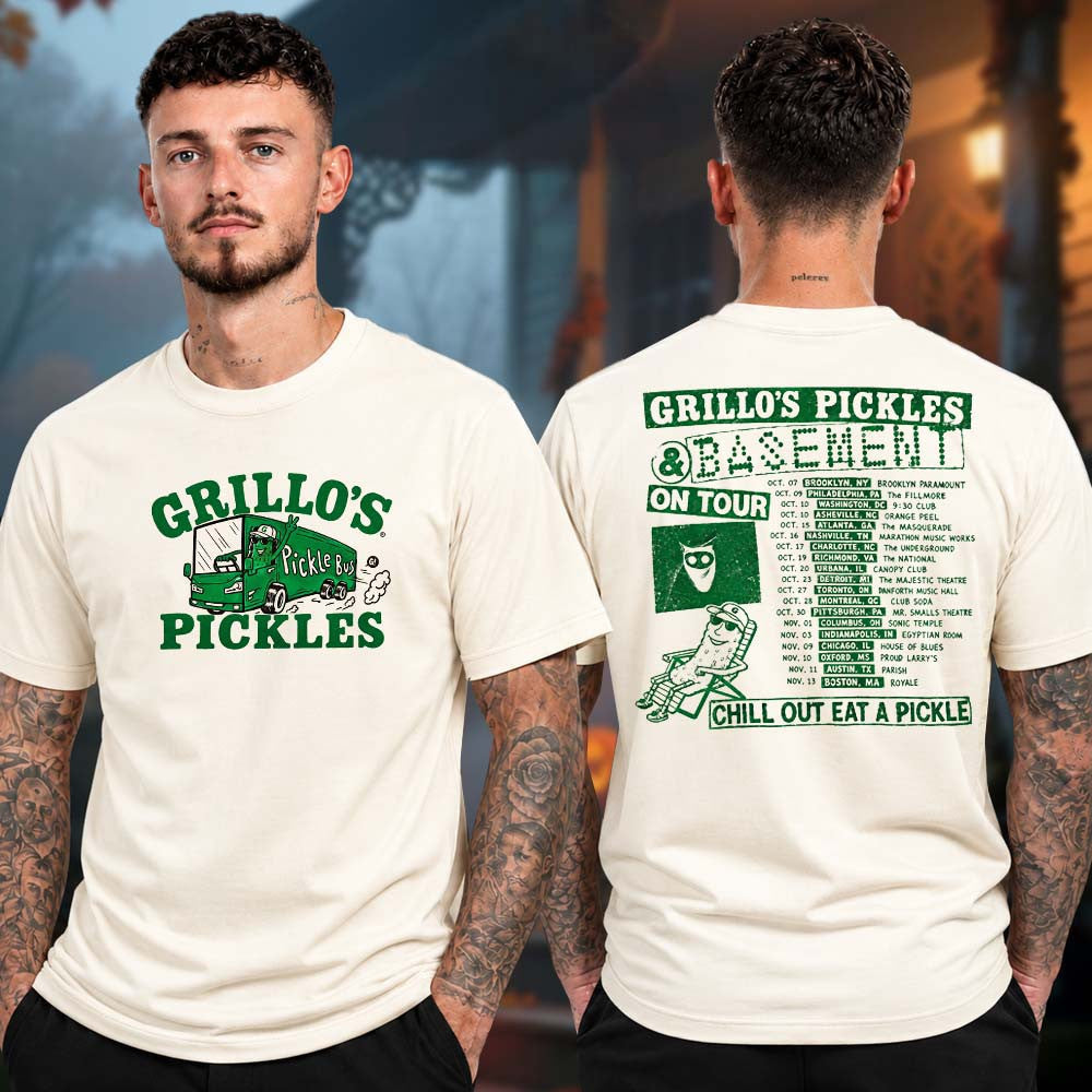 Basement X Grillo Pickles On Tour North American 2026 Tour Dates T-Shirt Presents For Basement Fans - Foxy23shop