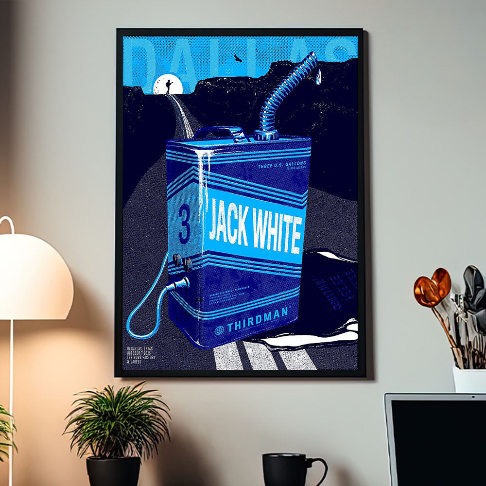 Jack White Dallas TX 2026 Event Poster Jack White Merch Presents For Music Lovers - Foxy23shop