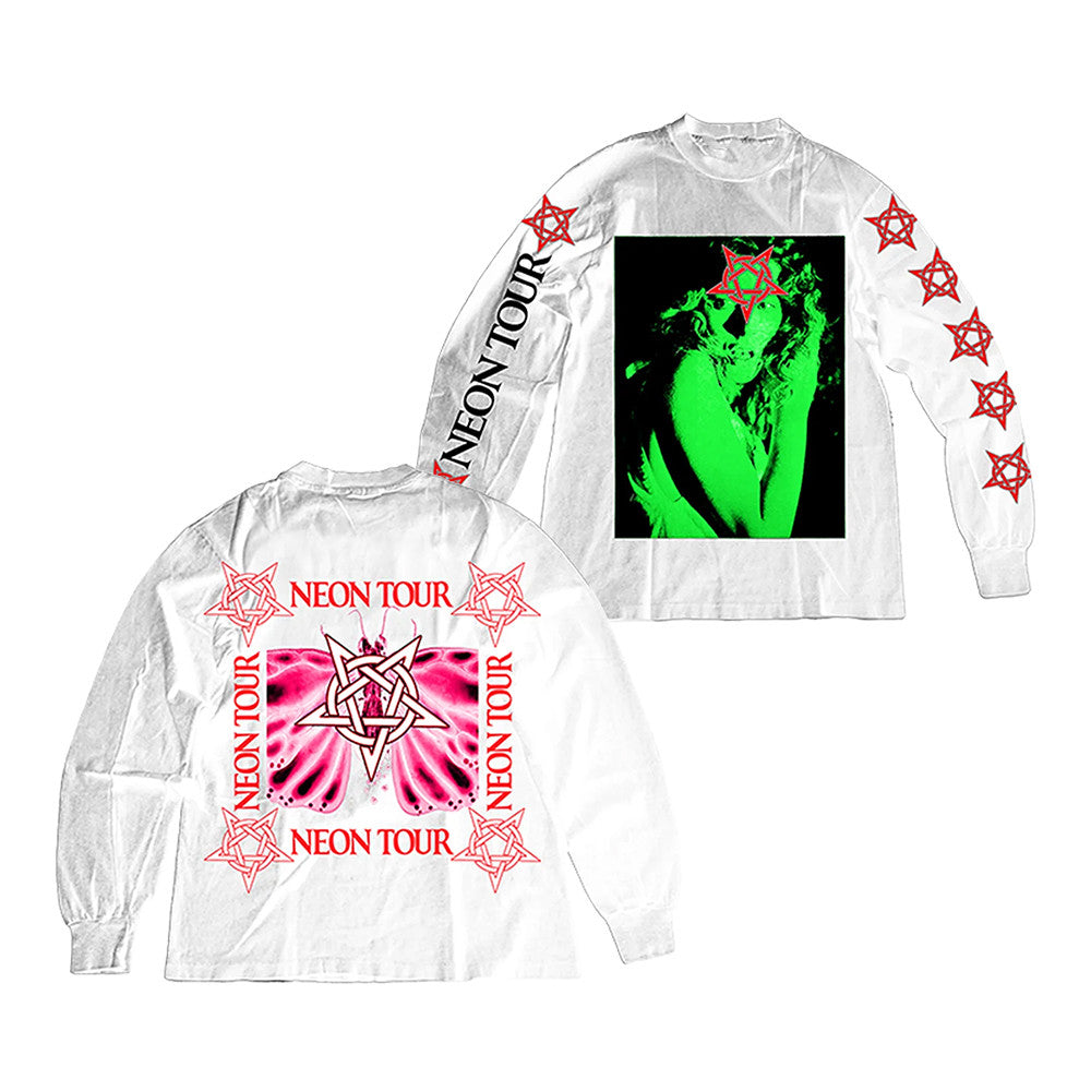 Neon Tour Long Sleeve Shirt Interscope Clothes Unique Gift For Hip Hop Fans - Foxy23shop