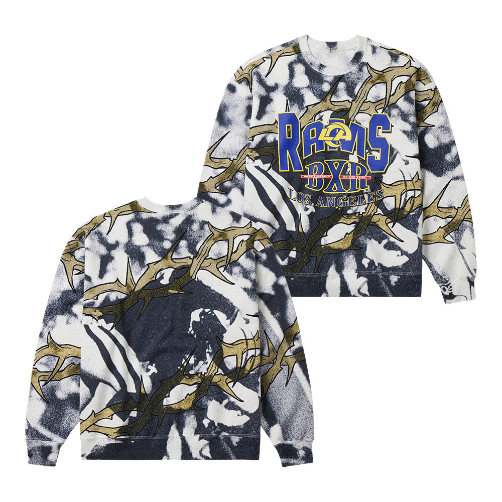 Rams BXR Los Angeles Sweatshirt Born X Raised Football Unique Apparel Gift For Brothers - Foxy23shop