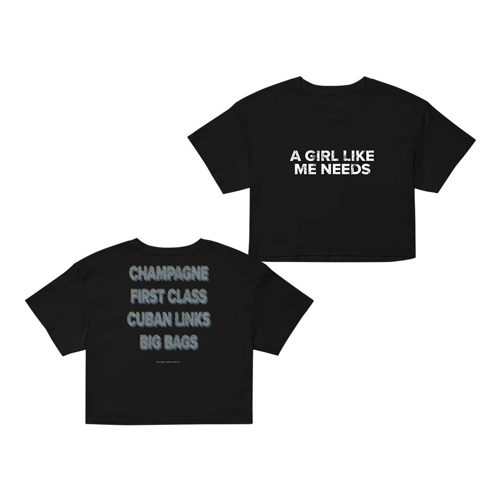 A Girl Like Me Crop Top Interscope Clothes Special Gift For Rap Music Fans - Foxy23shop