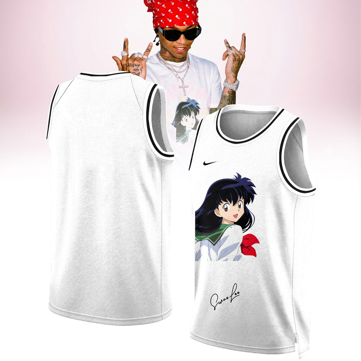 Swae Lee Merch Same Difference Tour Europe Kagome Tank Top Presents For Rap Lover - Foxy23shop