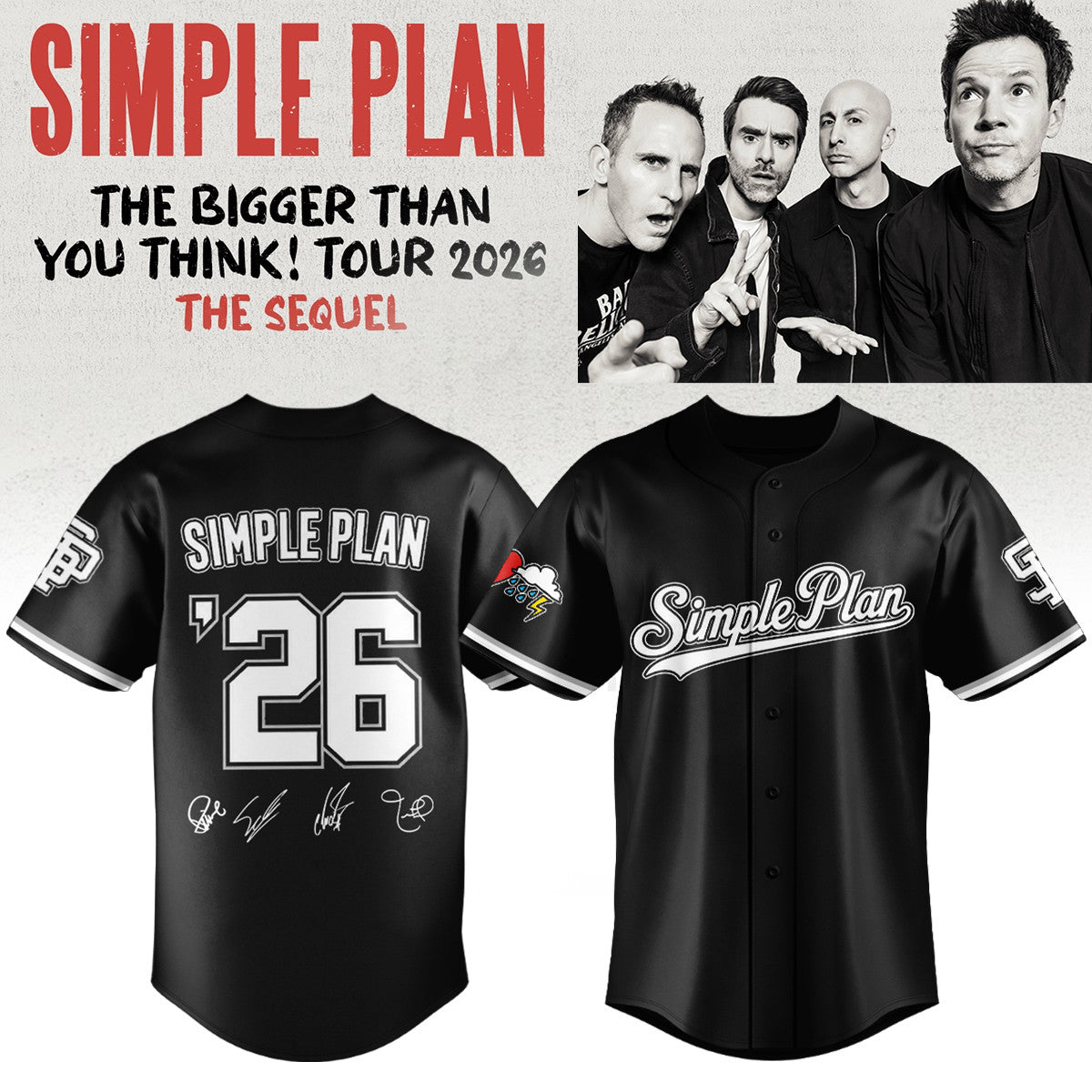 Simple Merch The Bigger Than You Think Tour 2026 Signed Jersey Cool Gifts For Astronauts - Foxy23shop