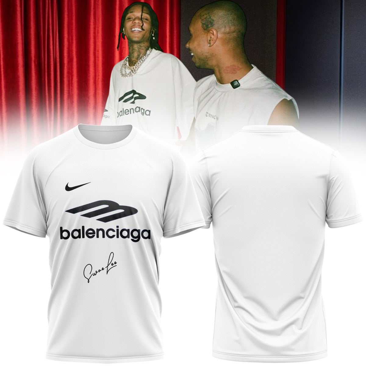 Swae Lee Merch Same Difference Tour Europe Signature T-Shirt Presents For Swae Lee Fans - Foxy23shop
