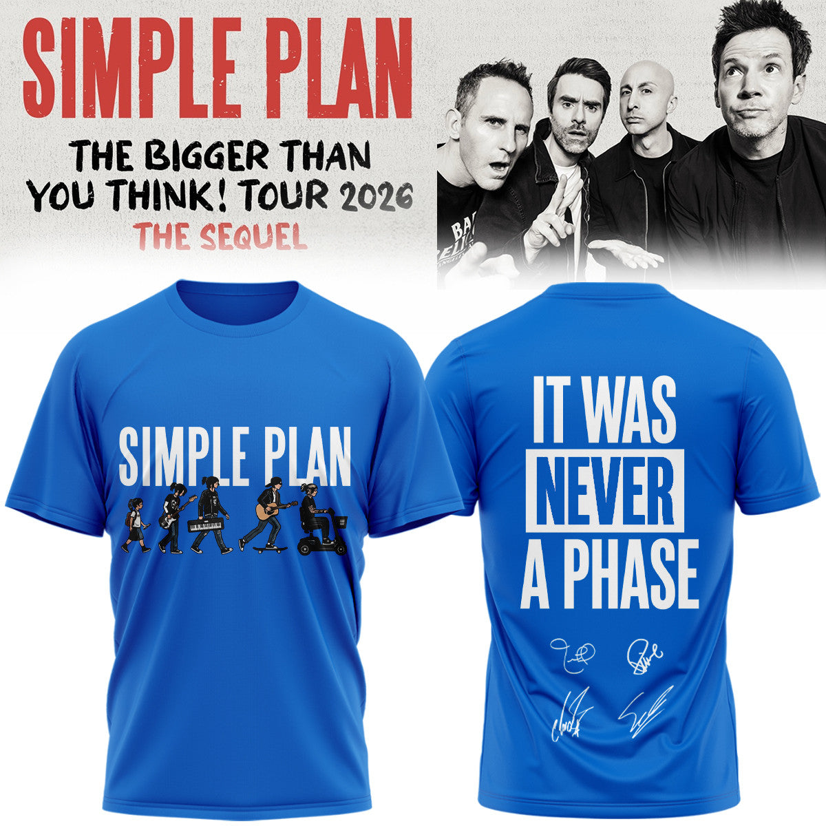 Simple Merch The Bigger Than You Think Tour 2026 Signed Shirt Birthday Gifts For Astronauts - Foxy23shop