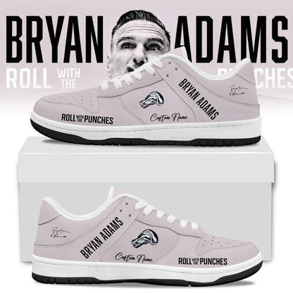 Custom Bryan Adams Merch Roll With The Punches Tour 2026 27 Sneakers Unique Gifts For Fans - Foxy23shop