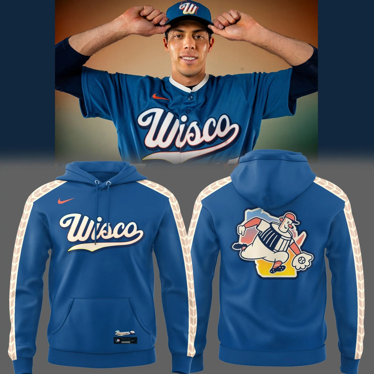Milwaukee Brewers As34 City Connect ThatTMs The Wisco Way Hoodie Presents For Brew Crew - Foxy23shop