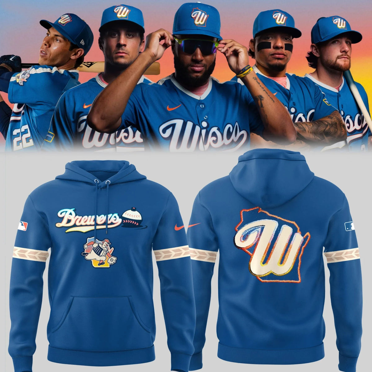 Milwaukee Brewers City Connect Thats The Wisco Way Hoodie Milwaukee Brewers Gear - Foxy23shop