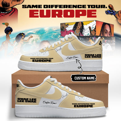 Custom Swae Lee Same Difference Tour Europe Signature Shoes Swae Lee Merch Rap Lover Gift - Foxy23shop