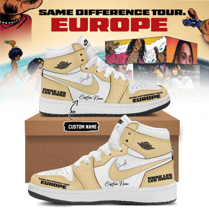 Custom Swae Lee Same Difference Tour Europe Signed Sneakers Swae Lee Merch Fan Gifts - Foxy23shop