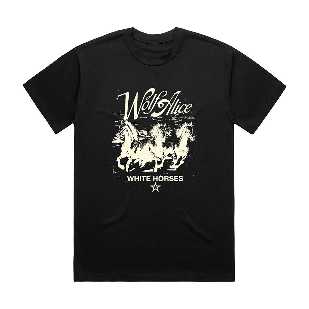 Wolf Alice Store Merch White Horses T-Shirt Best Presents For Wolf Alice Fans - Foxy23shop