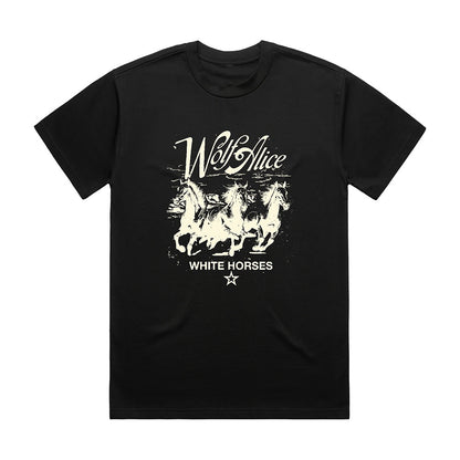 Wolf Alice Store Merch White Horses T-Shirt Best Presents For Wolf Alice Fans - Foxy23shop