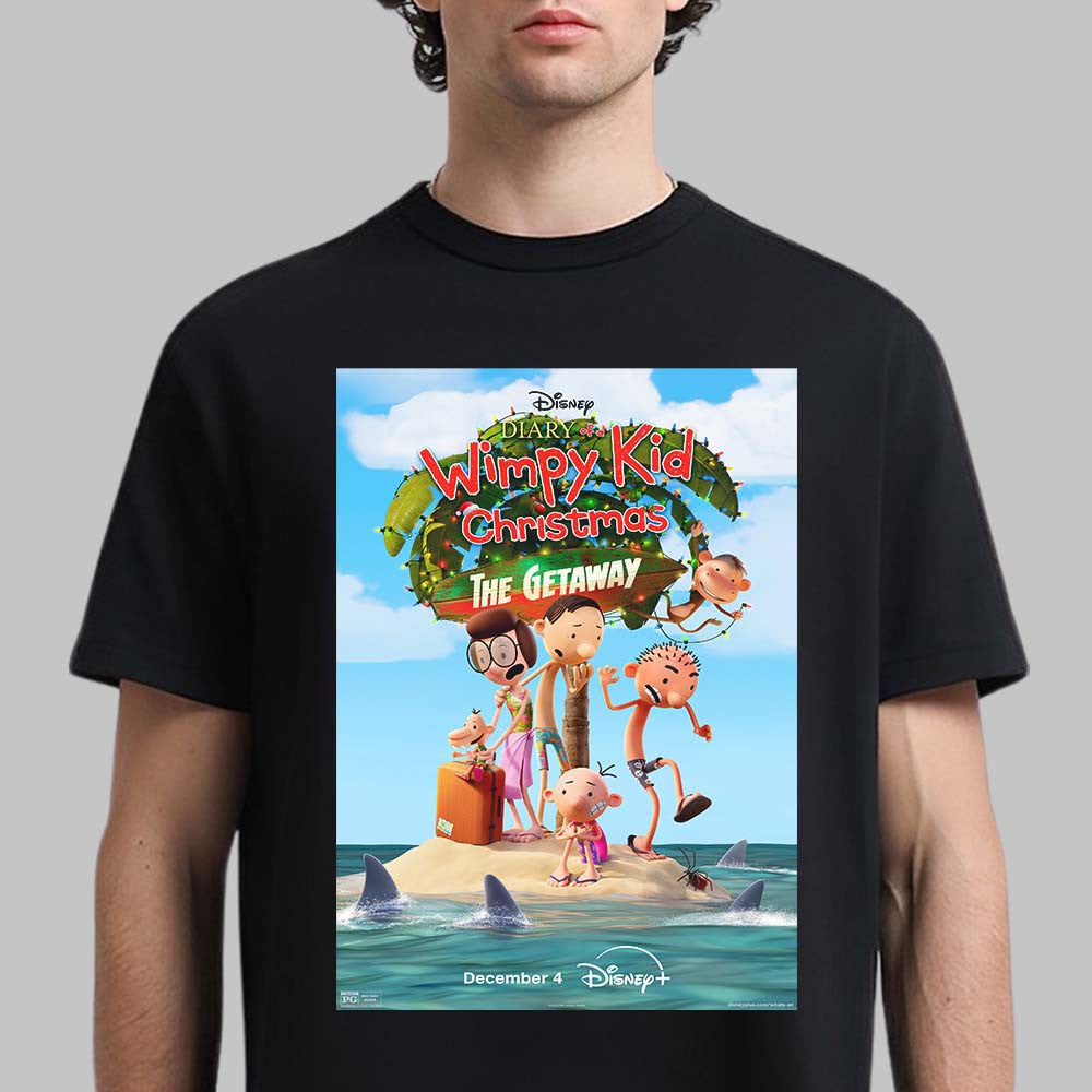 Diary Of Wimpy Kid Christmas The Getaway T-Shirt Diary Of Wimpy Clothes Cartoon Lover Gifts - Foxy23shop