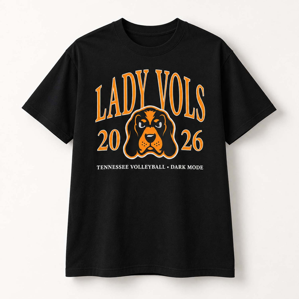 Tennessee Volunteers Lady Vols Dark Mode T-Shirt Gifts For Football Lovers - Foxy23shop