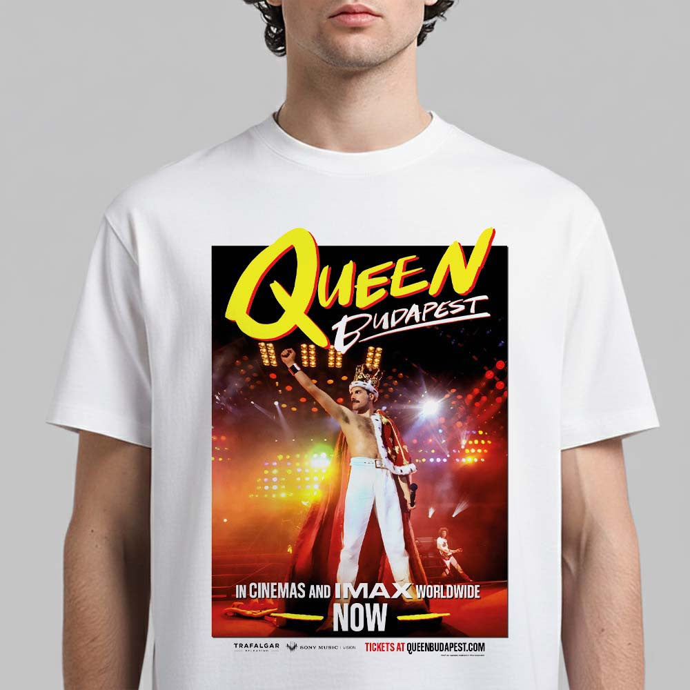 Queen Budapest In Cinemas And IMAX Poster T-Shirt Queen Merch Gifts For Music Lovers - Foxy23shop