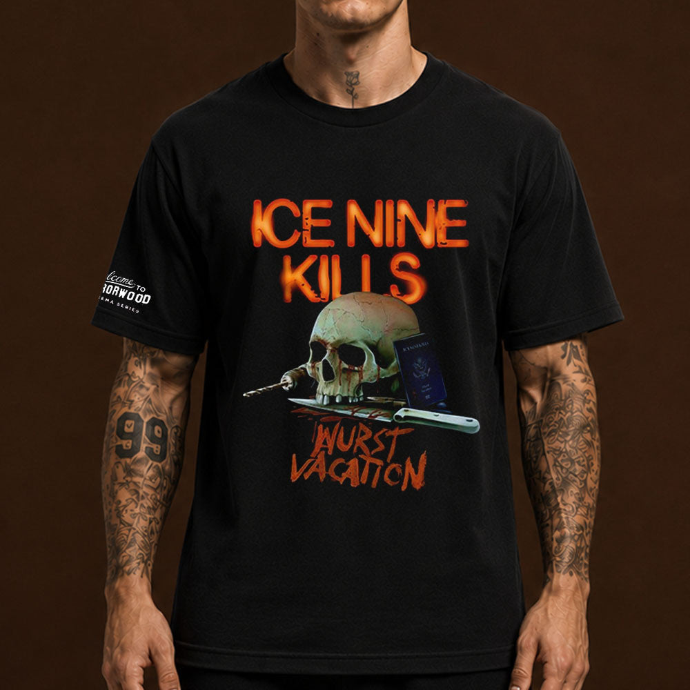 Ice Nine Kills Merch Tee Wurst Vacation Black Shirt Gifts For Ice Nine Kills Fans - Foxy23shop