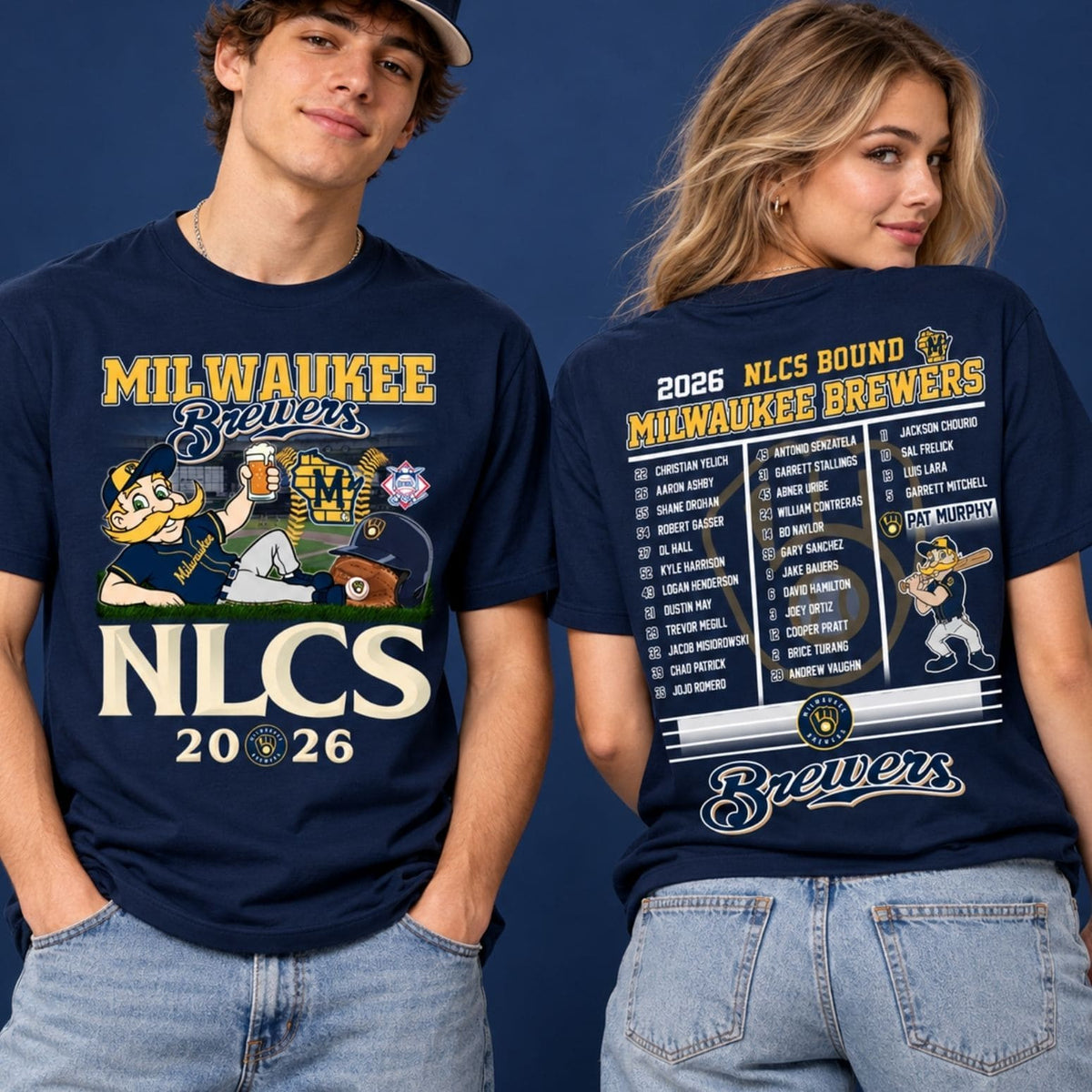 Milawaukee Brewers 2026 NLCS Bound Shirt Milawaukee Brewers Clothing - Foxy23shop