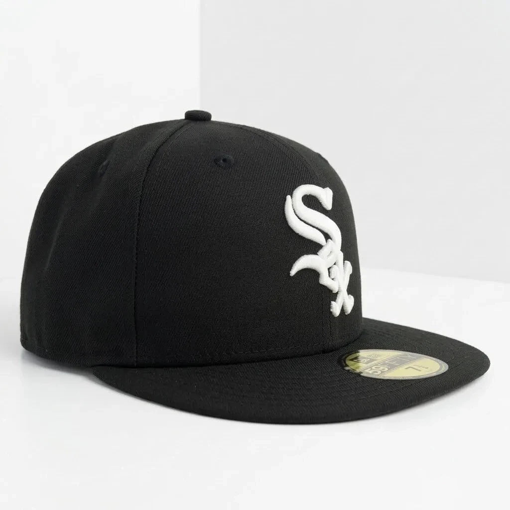 Chicago White Sox On Field 59FIFTY Black Snapback Hat Chicago White Sox Merch Gifts For Fans - Foxy23shop
