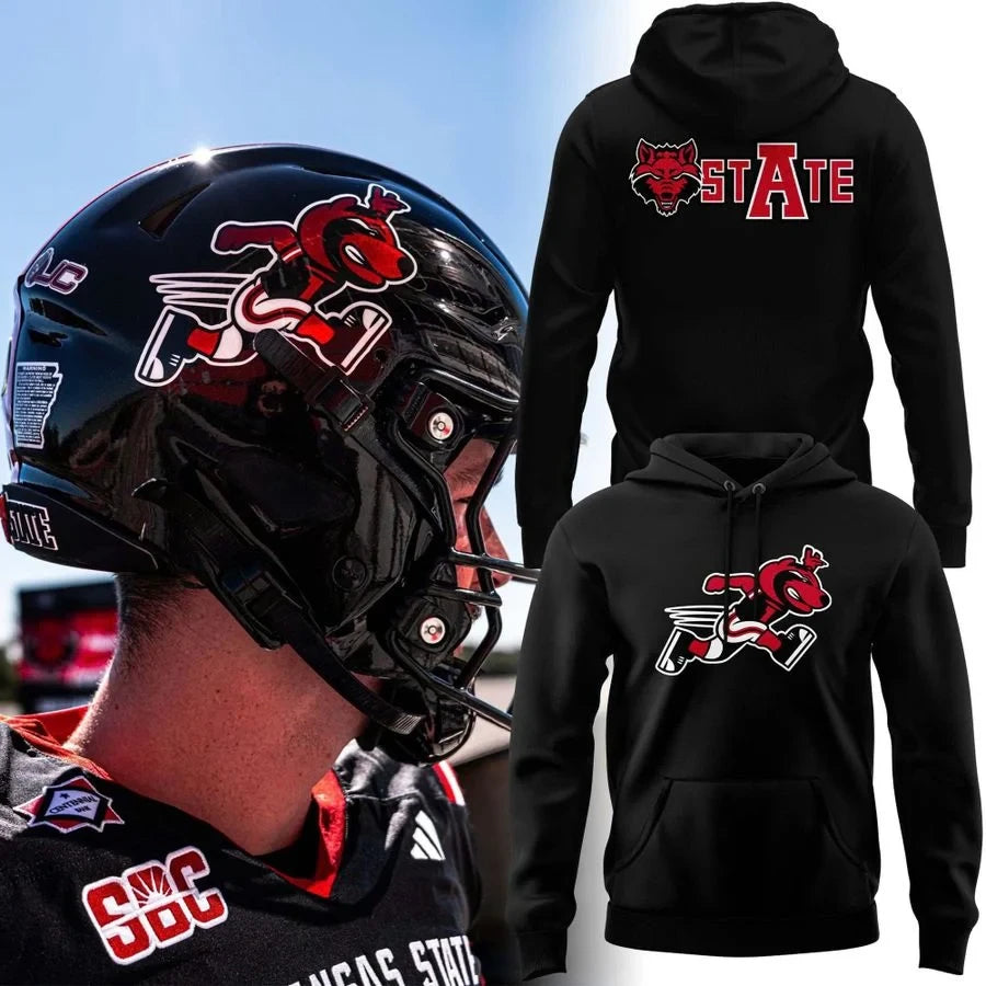 Arkansas State Red Wolves Uniform Hoodie Arkansas State Red Wolves Merch Gift For Fans - Foxy23shop