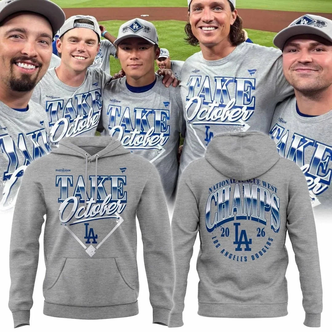 Los Angeles Dodgers 2026 MLB Division Series Champions Hoodie 2026 LA Dodgers Apparel - Foxy23shop
