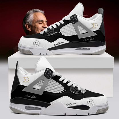 Custom Andrea Bocelli Sneaker Andrea Bocelli Special Gift For Classical Music Lovers - Foxy23shop