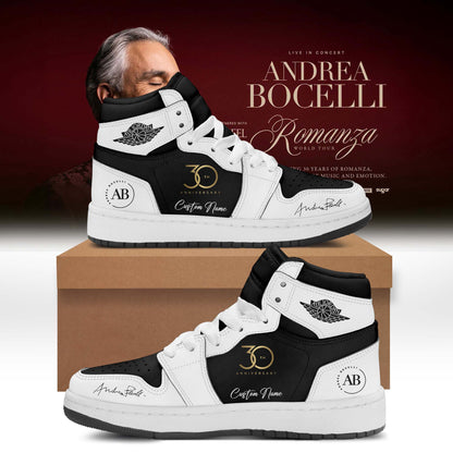 Custom Andrea Bocelli Sneaker Andrea Bocelli Unique Gift For Dedicated Fans - Foxy23shop