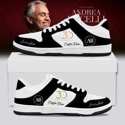 Custom Andrea Bocelli Sneaker Andrea Bocelli Unique Gift For Opera Lovers - Foxy23shop