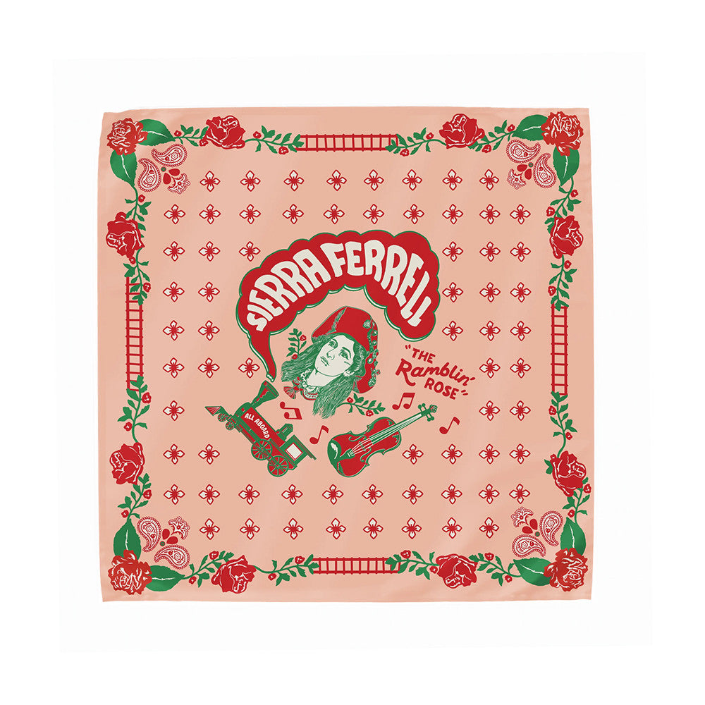 Sierra Ferrell Ramblin Rose Bandana Sierra Ferrell Merch Unique Gifts For Girlfriend - Foxy23shop