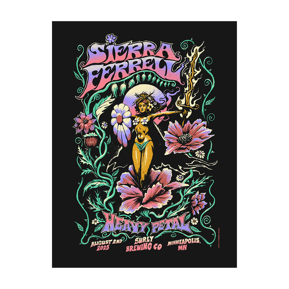 Sierra Ferrell Heavy Petal Minneapolis Concert Event Poster Sierra Ferrell Merch Gifts For Music Lovers - Foxy23shop