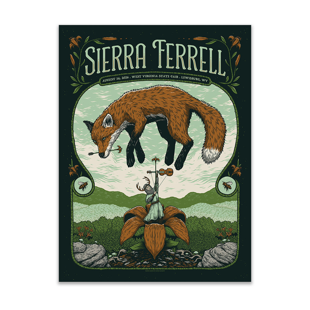 Sierra Ferrell West Virginia State Fair Event Concert Poster Sierra Ferrell Merch Best Fan Gifts - Foxy23shop