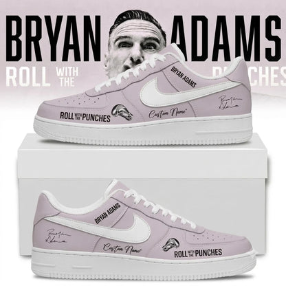 Custom Bryan Adams Roll With The Punches Tour 2026 27 Sneakers Bryan Adams Merch - Foxy23shop