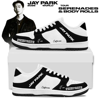 Personalized Jay Park 2026 Serenades Body Rolls World Tour Sneakers Jay Park Merch JWalkers Gifts - Foxy23shop