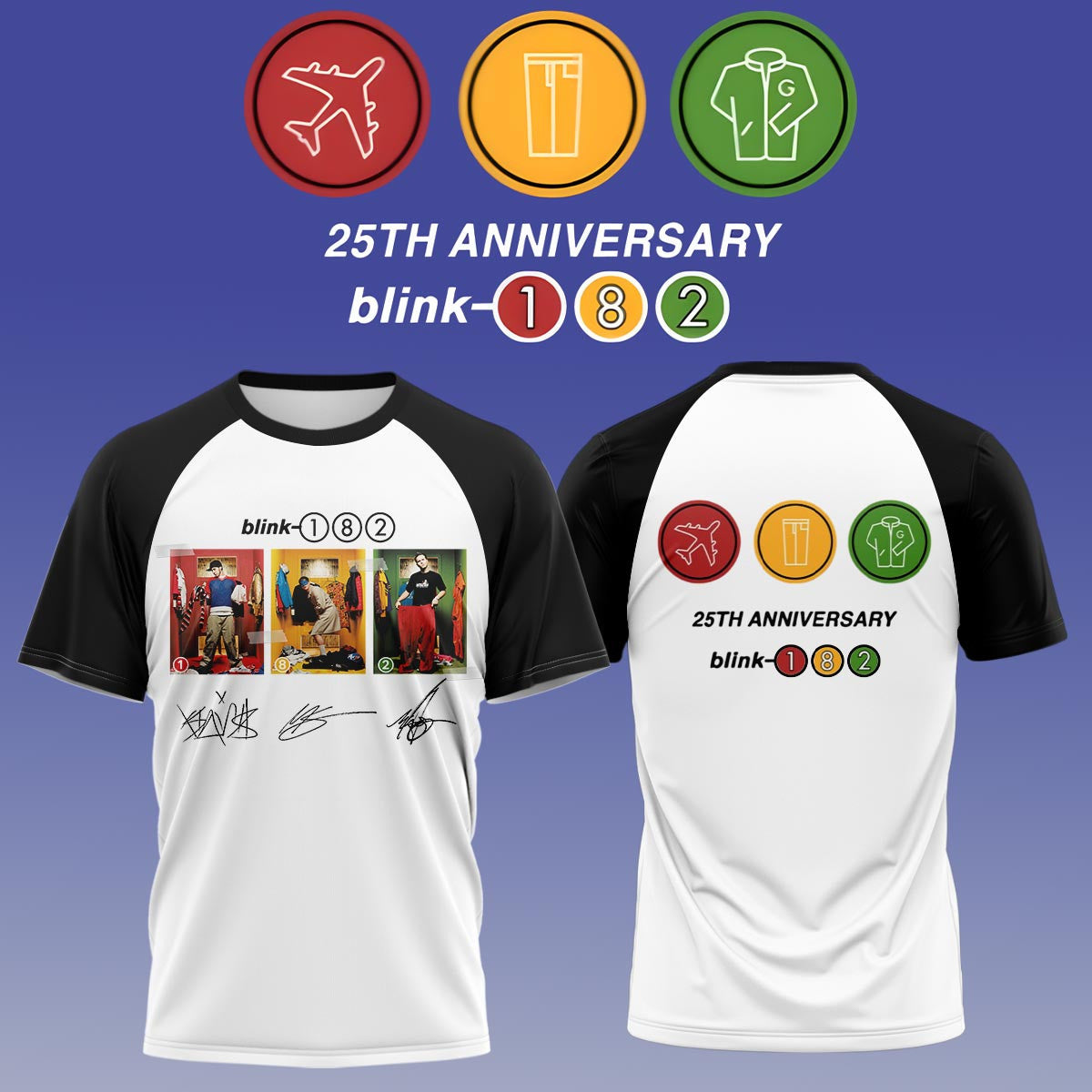 25th Anniversary Blink 182 T-Shirt Blink 182 2026 Apparel Unique Gift For Brothers - Foxy23shop