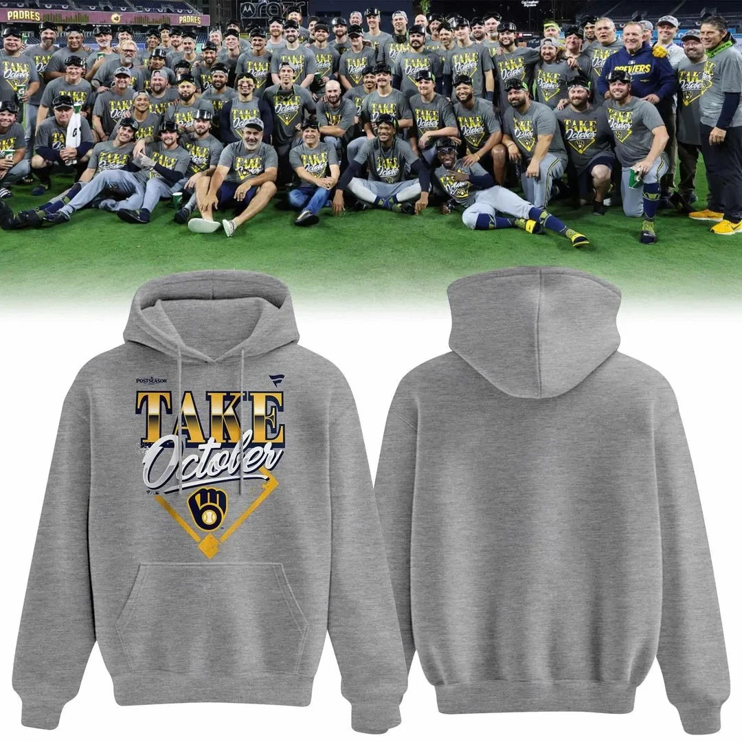 Milwaukee Brewers 2026 MLB Division Series Champions Hoodie Milwaukee Brewers Hooded Sweatshirt - Foxy23shop