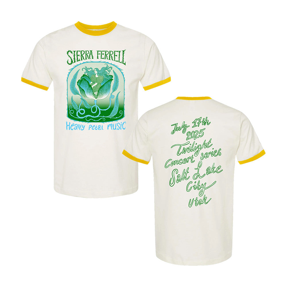 Sierra Ferrell Merch Petal Ringer T-Shirt Sierra Ferrell Clothing Gifts For Music Lovers - Foxy23shop