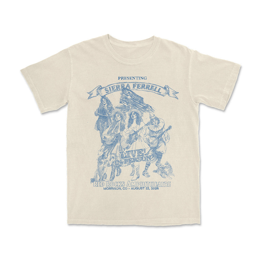Sierra Ferrell Merch Red Rocks 26 Event T-Shirt Best Presents For Sierra Ferrell Fans - Foxy23shop