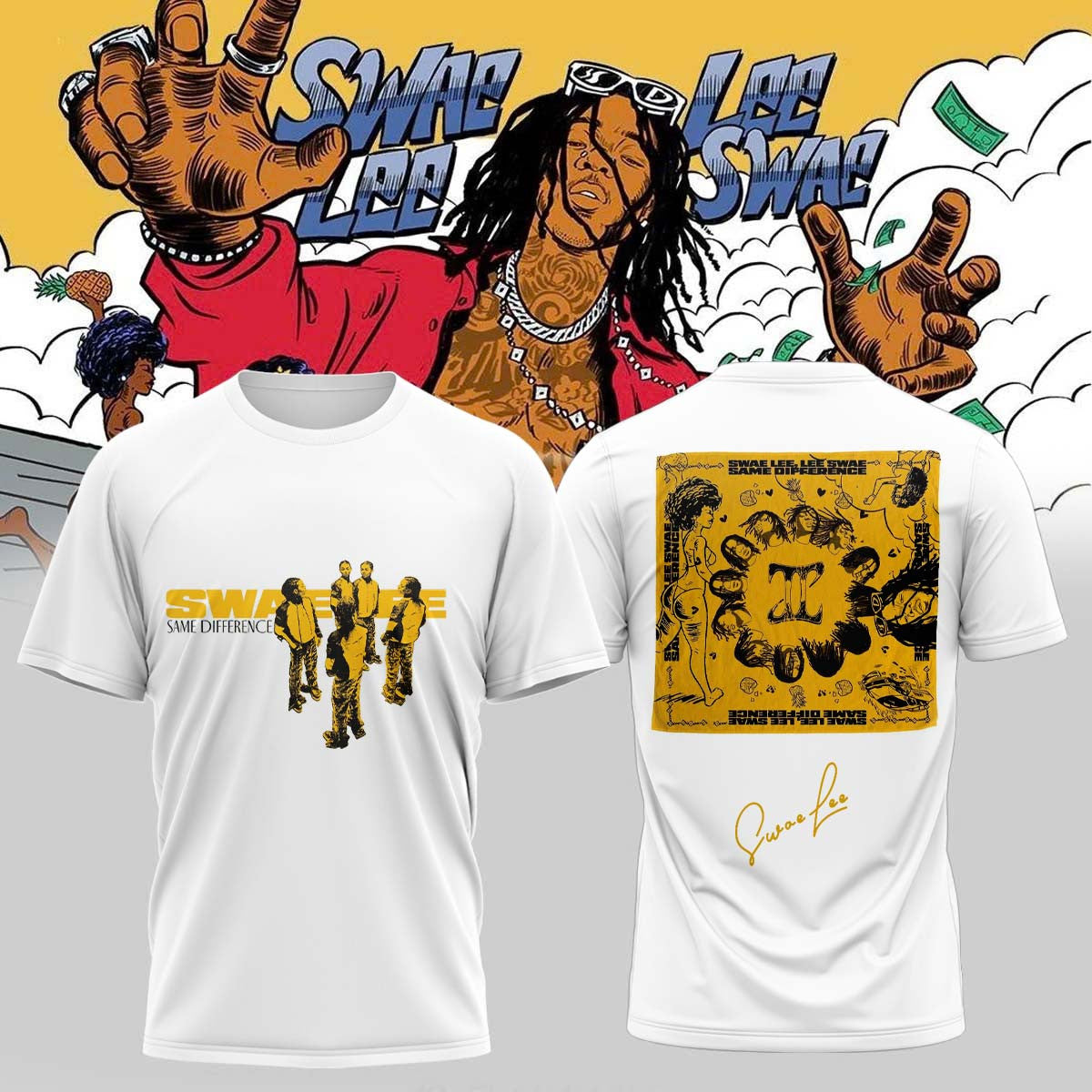 Swae Lee Same Difference Tour Signature T-Shirt Swae Lee Clothes Gift For Brother - Foxy23shop