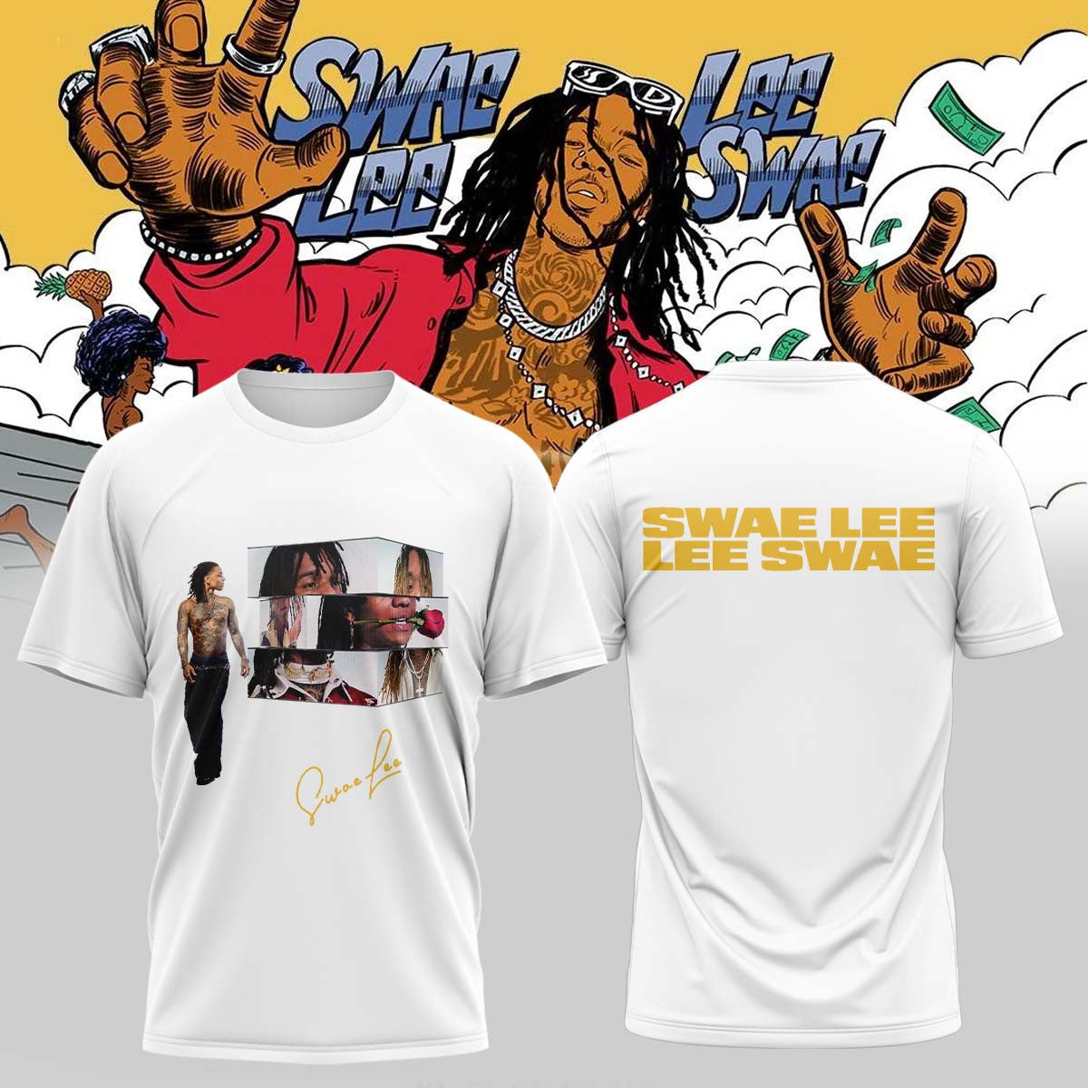 Swae Lee Same Difference Tour Signature T-Shirt Swae Lee Merch Music Lover Gifts - Foxy23shop